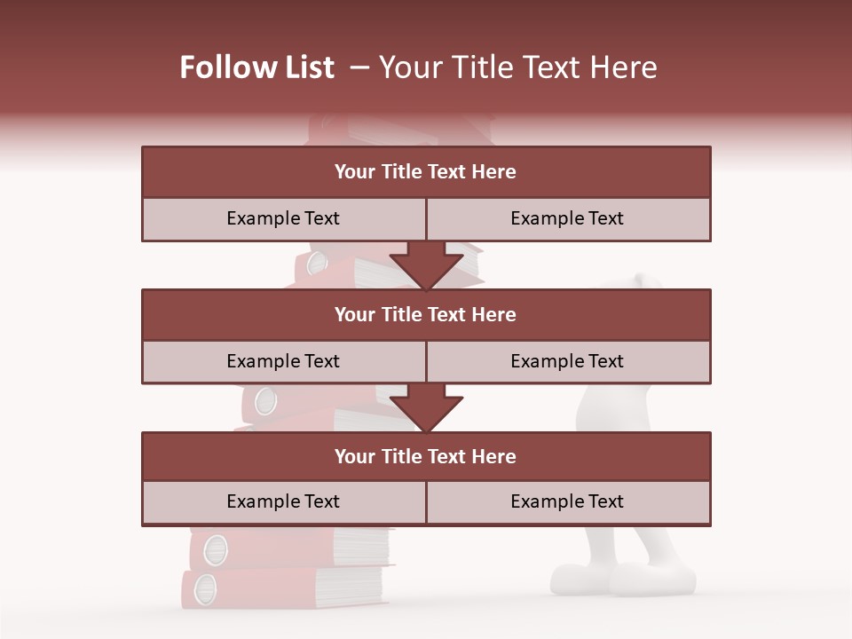 Technology Secretariat Person PowerPoint Template