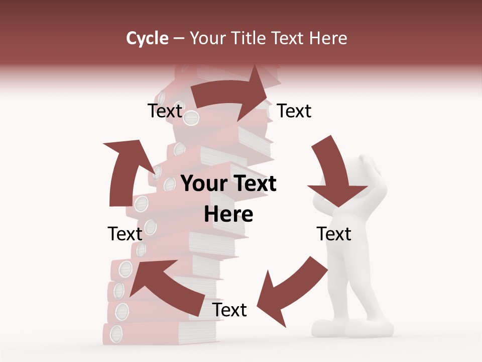 Technology Secretariat Person PowerPoint Template