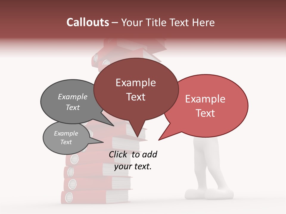 Technology Secretariat Person PowerPoint Template