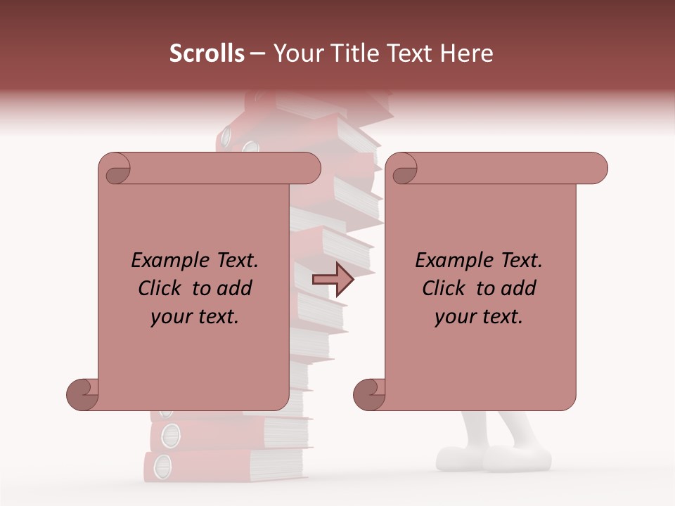 Technology Secretariat Person PowerPoint Template