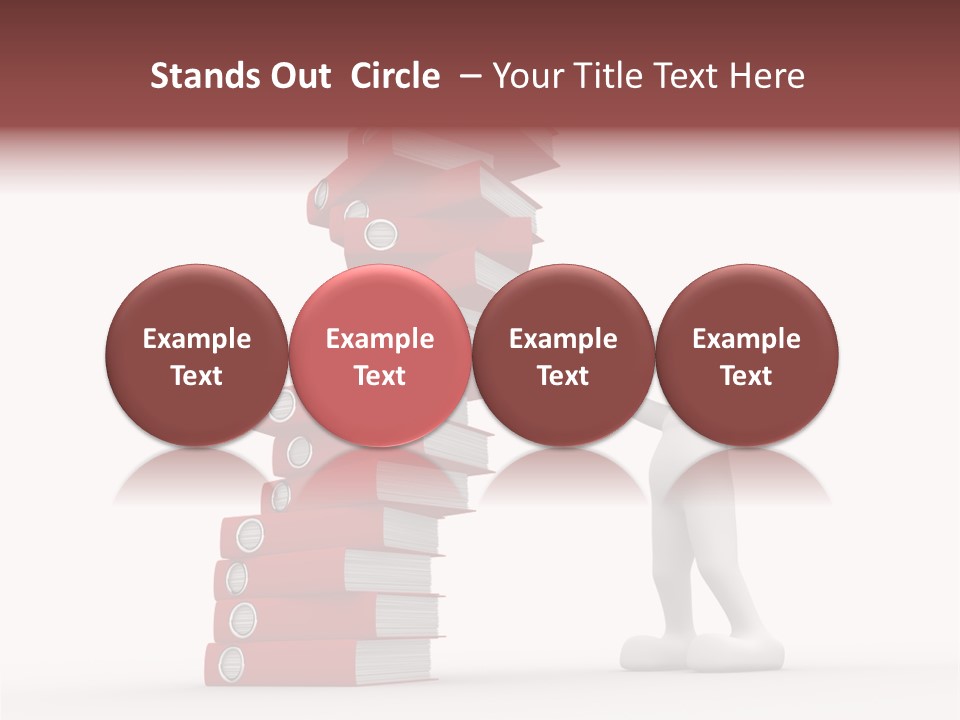 Technology Secretariat Person PowerPoint Template