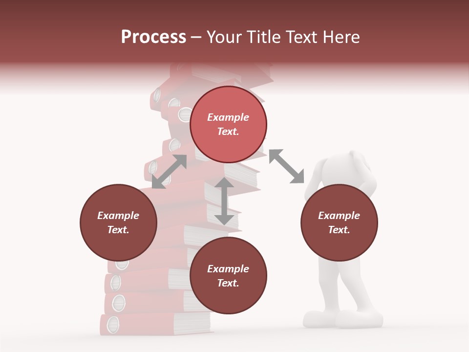 Technology Secretariat Person PowerPoint Template