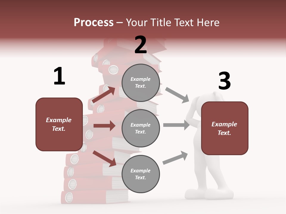 Technology Secretariat Person PowerPoint Template