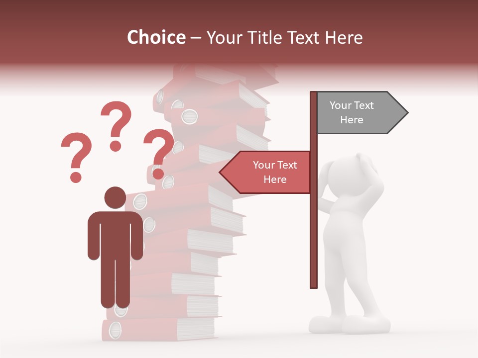 Technology Secretariat Person PowerPoint Template