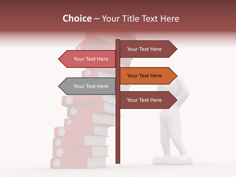 Technology Secretariat Person PowerPoint Template
