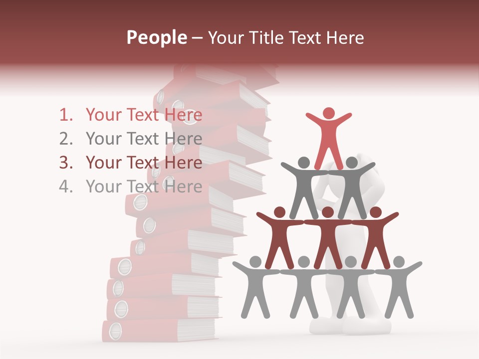 Technology Secretariat Person PowerPoint Template