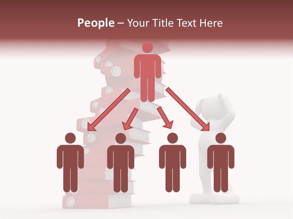 Technology Secretariat Person PowerPoint Template