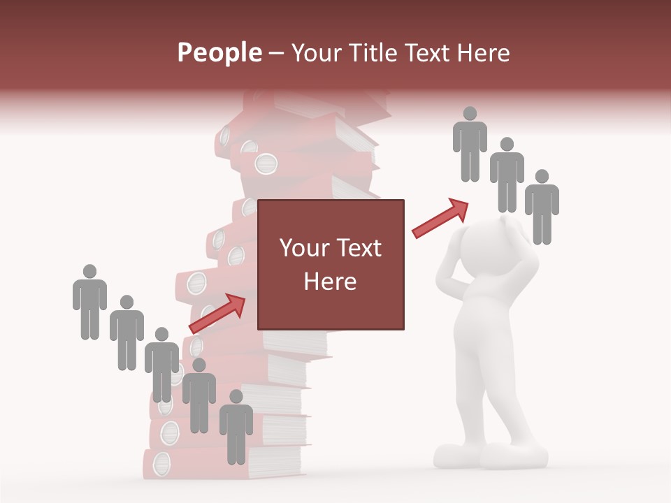 Technology Secretariat Person PowerPoint Template