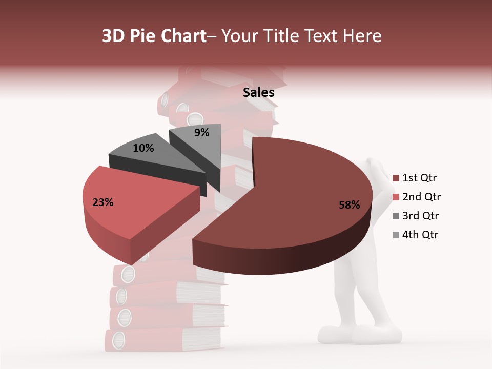 Technology Secretariat Person PowerPoint Template