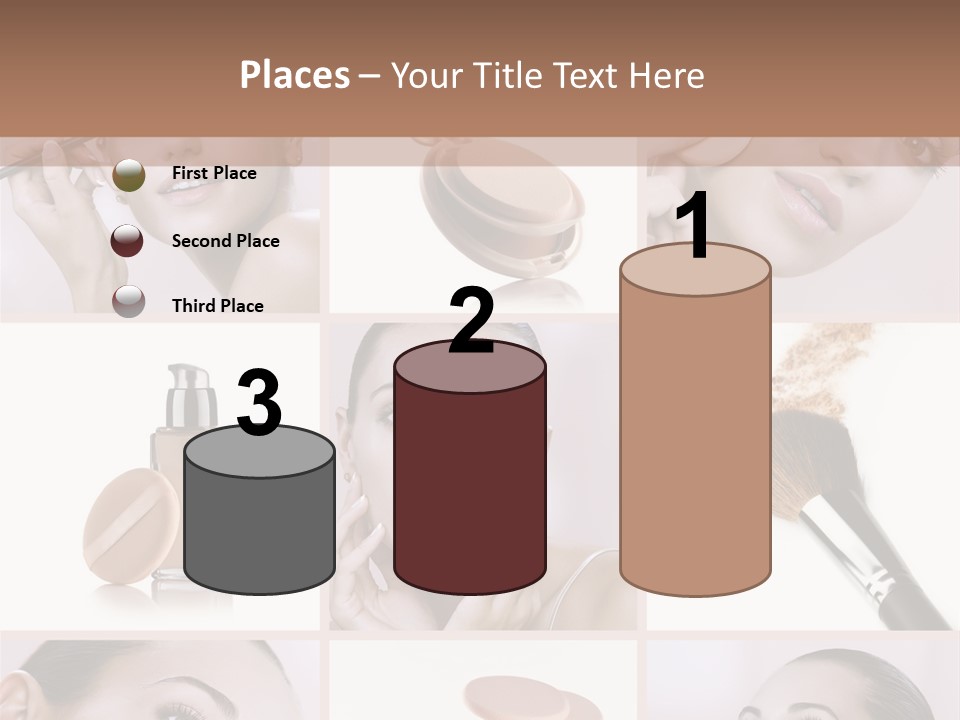 Facepowder Brunette Style PowerPoint Template