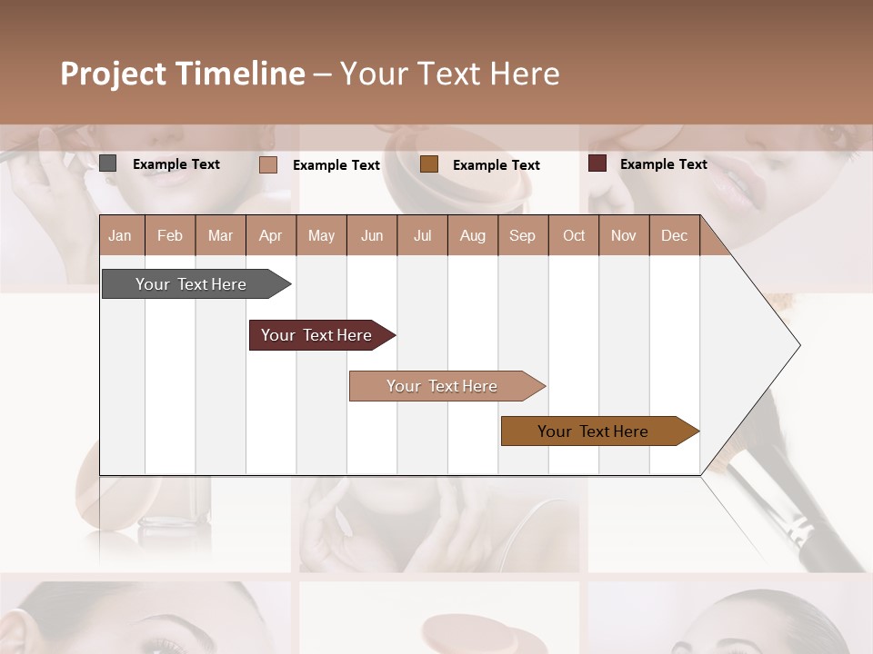 Facepowder Brunette Style PowerPoint Template