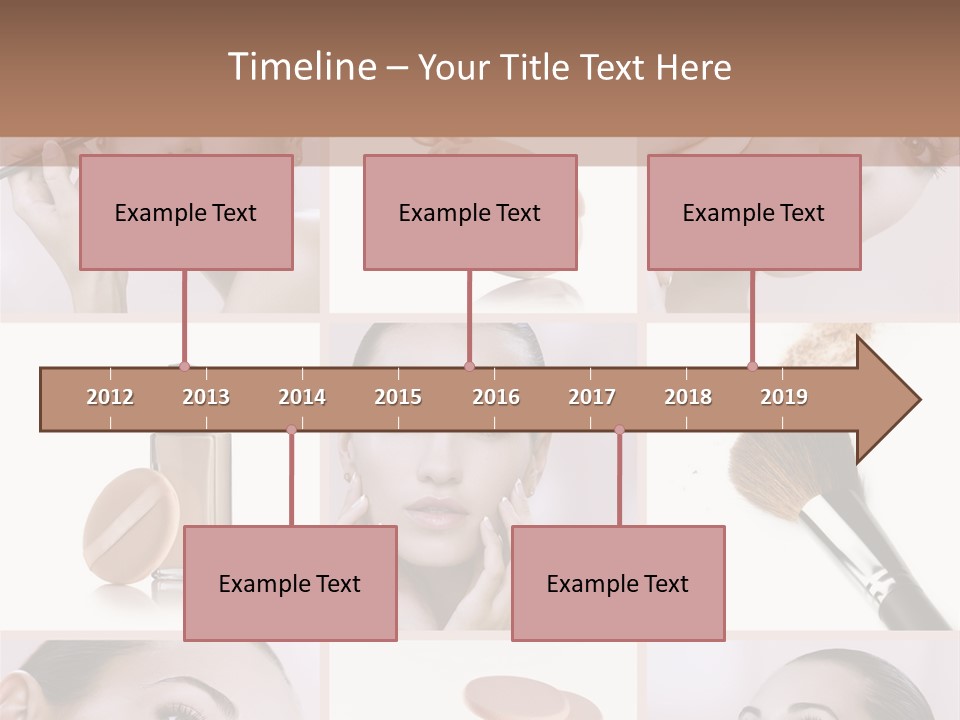 Facepowder Brunette Style PowerPoint Template