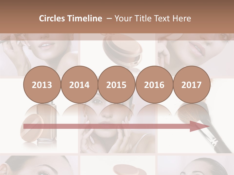 Facepowder Brunette Style PowerPoint Template