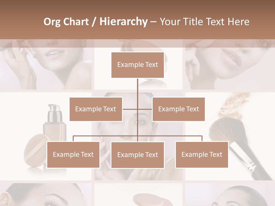 Facepowder Brunette Style PowerPoint Template