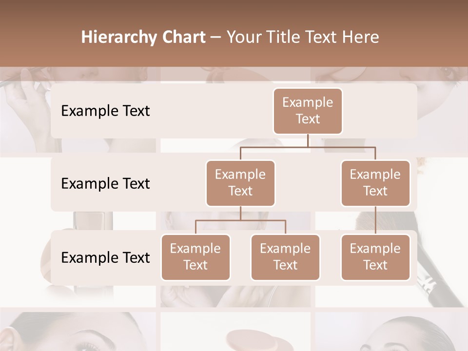 Facepowder Brunette Style PowerPoint Template