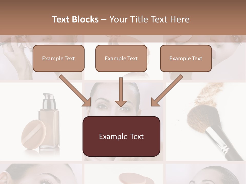Facepowder Brunette Style PowerPoint Template