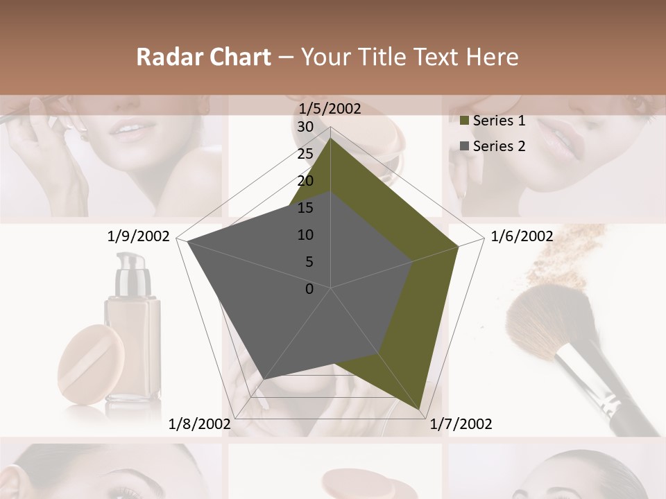 Facepowder Brunette Style PowerPoint Template