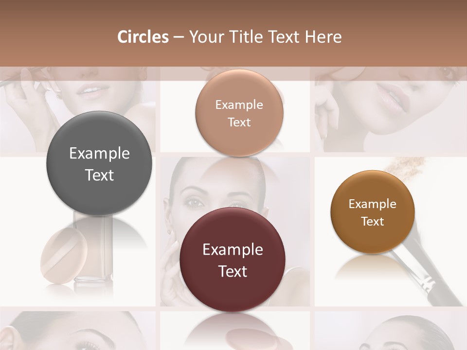 Facepowder Brunette Style PowerPoint Template