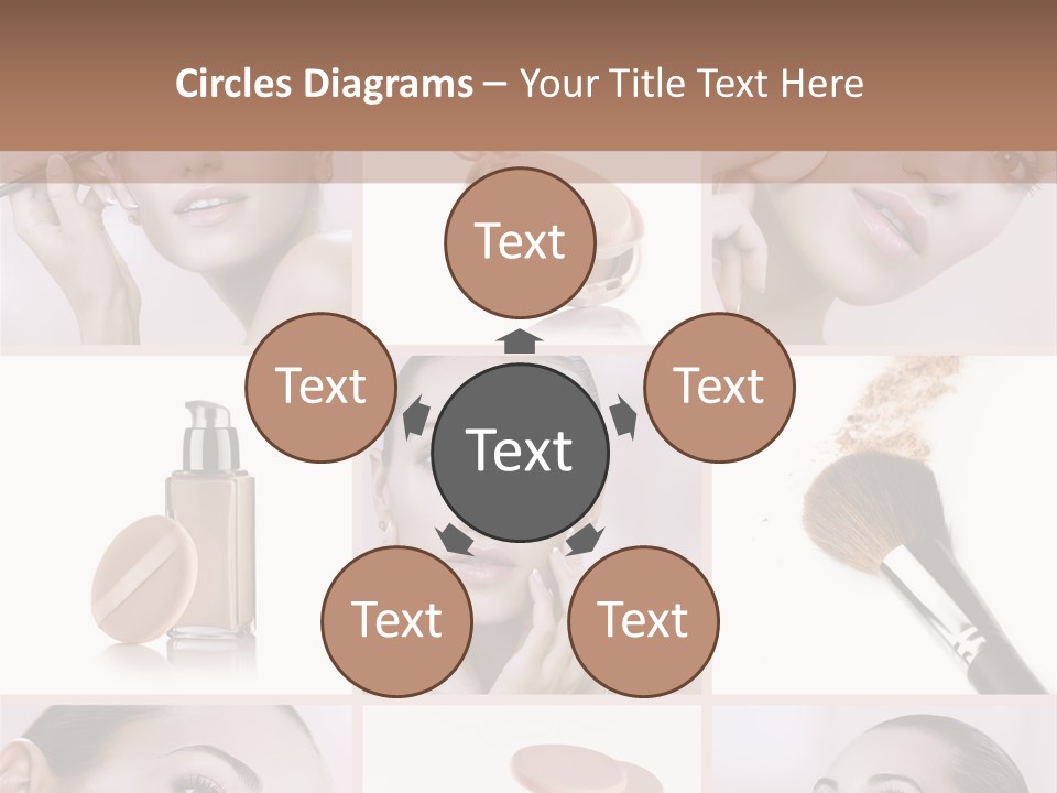 Facepowder Brunette Style PowerPoint Template