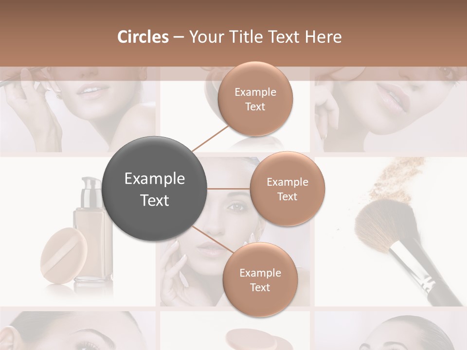 Facepowder Brunette Style PowerPoint Template