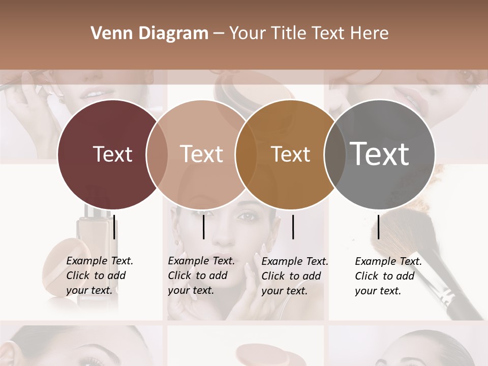 Facepowder Brunette Style PowerPoint Template