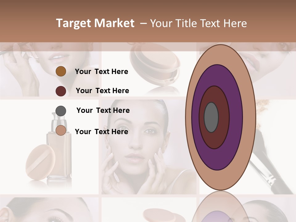 Facepowder Brunette Style PowerPoint Template