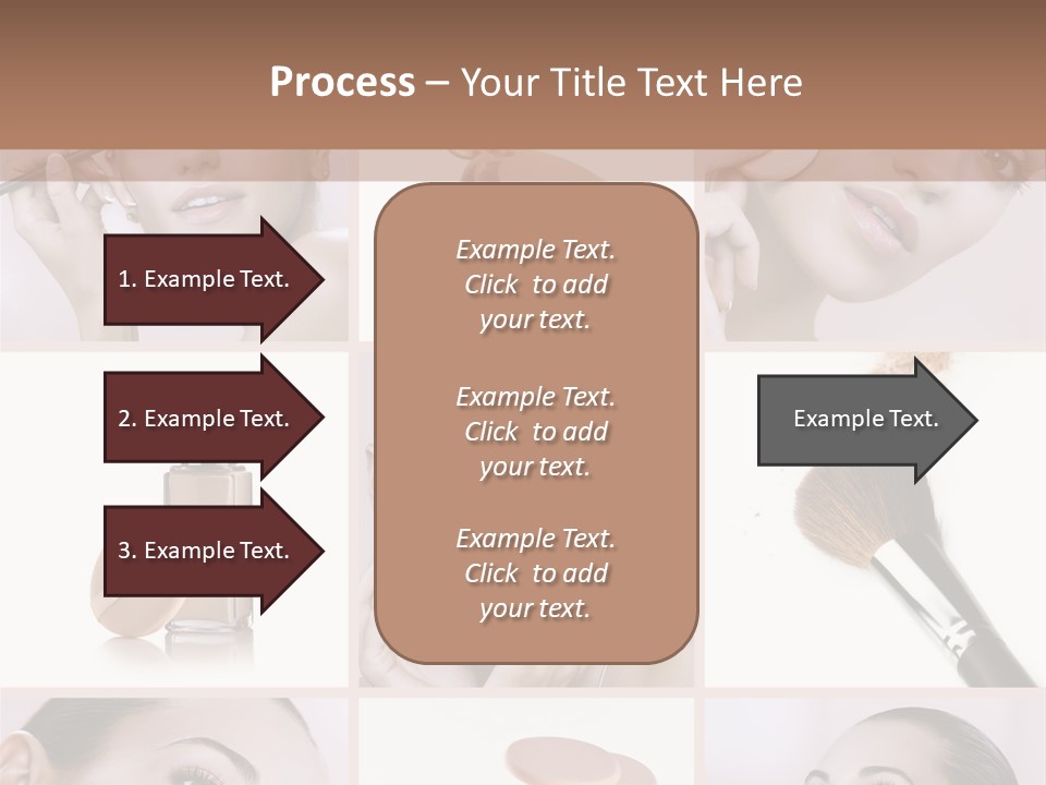 Facepowder Brunette Style PowerPoint Template