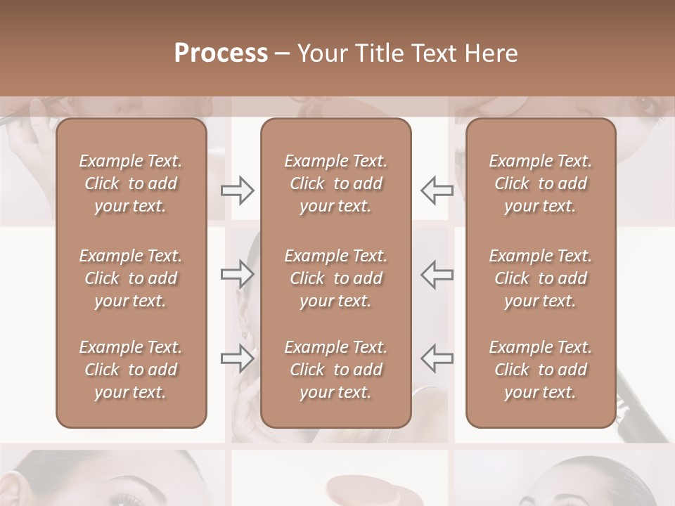 Facepowder Brunette Style PowerPoint Template