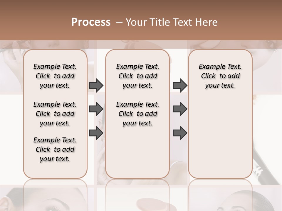 Facepowder Brunette Style PowerPoint Template