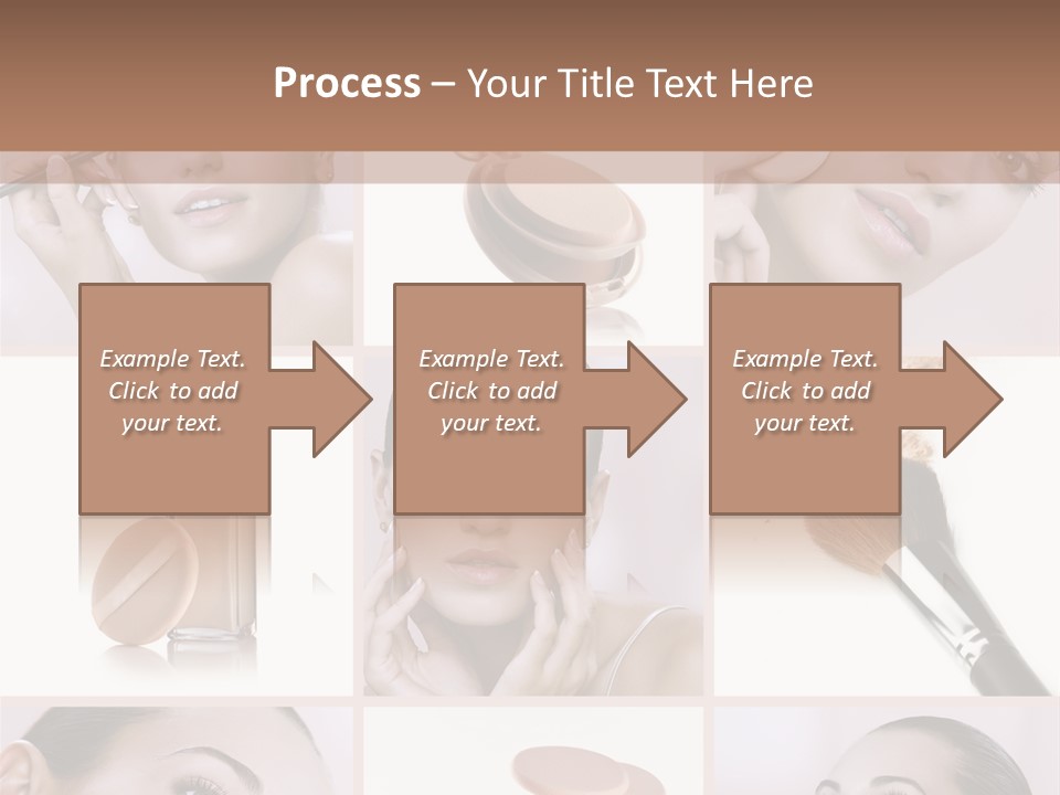 Facepowder Brunette Style PowerPoint Template