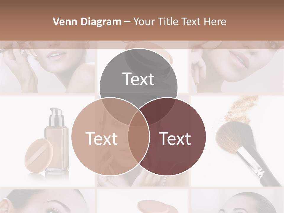 Facepowder Brunette Style PowerPoint Template