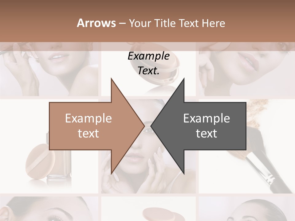 Facepowder Brunette Style PowerPoint Template