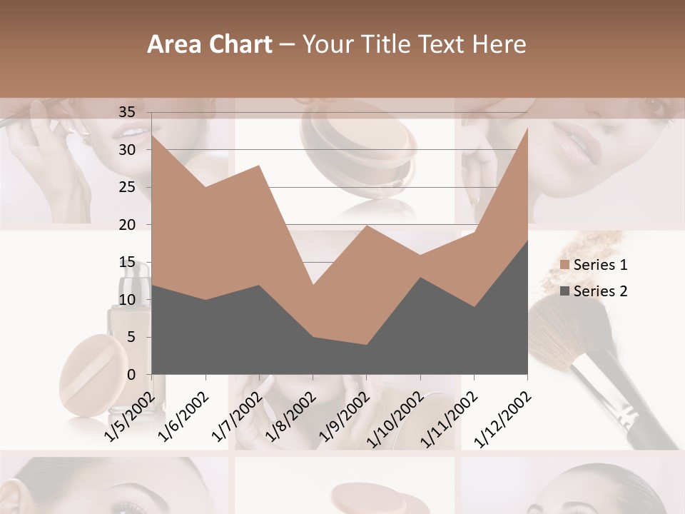 Facepowder Brunette Style PowerPoint Template