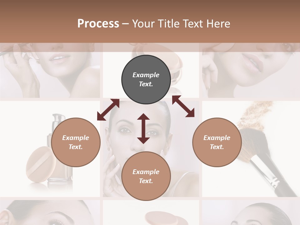 Facepowder Brunette Style PowerPoint Template