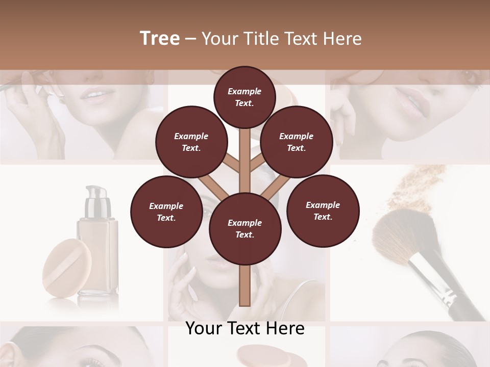 Facepowder Brunette Style PowerPoint Template