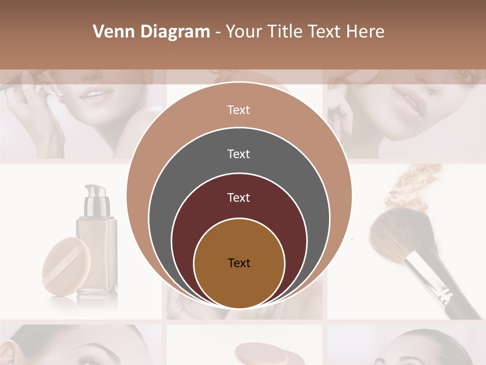 Facepowder Brunette Style PowerPoint Template