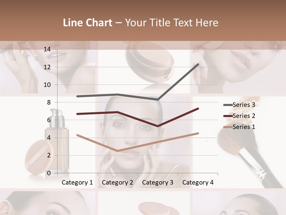 Facepowder Brunette Style PowerPoint Template