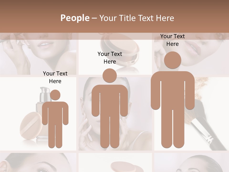 Facepowder Brunette Style PowerPoint Template