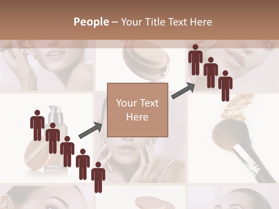 Facepowder Brunette Style PowerPoint Template