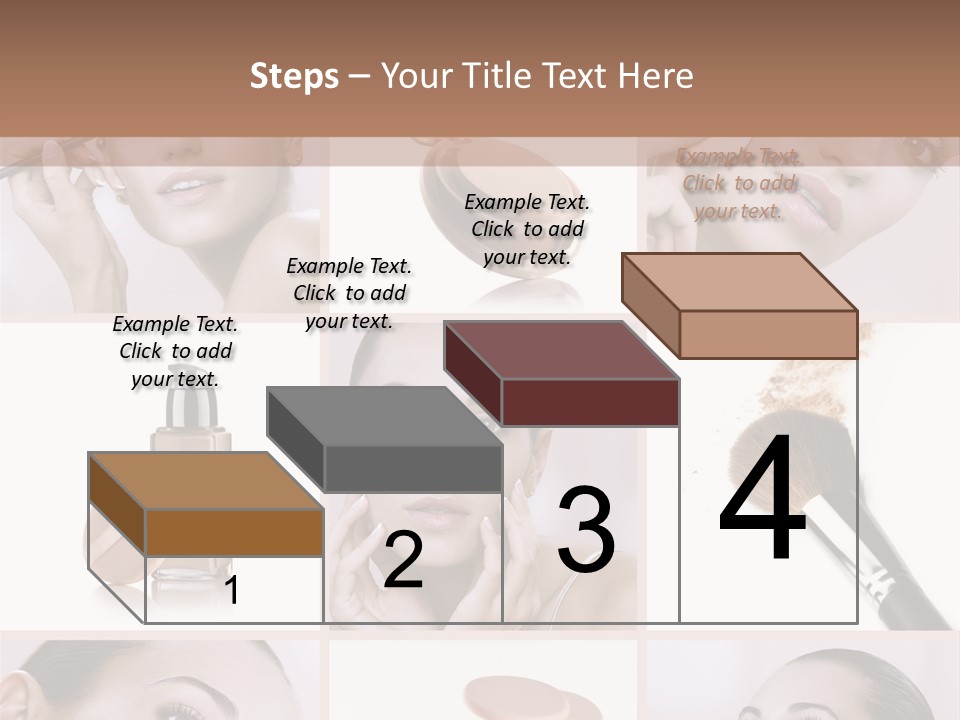 Facepowder Brunette Style PowerPoint Template