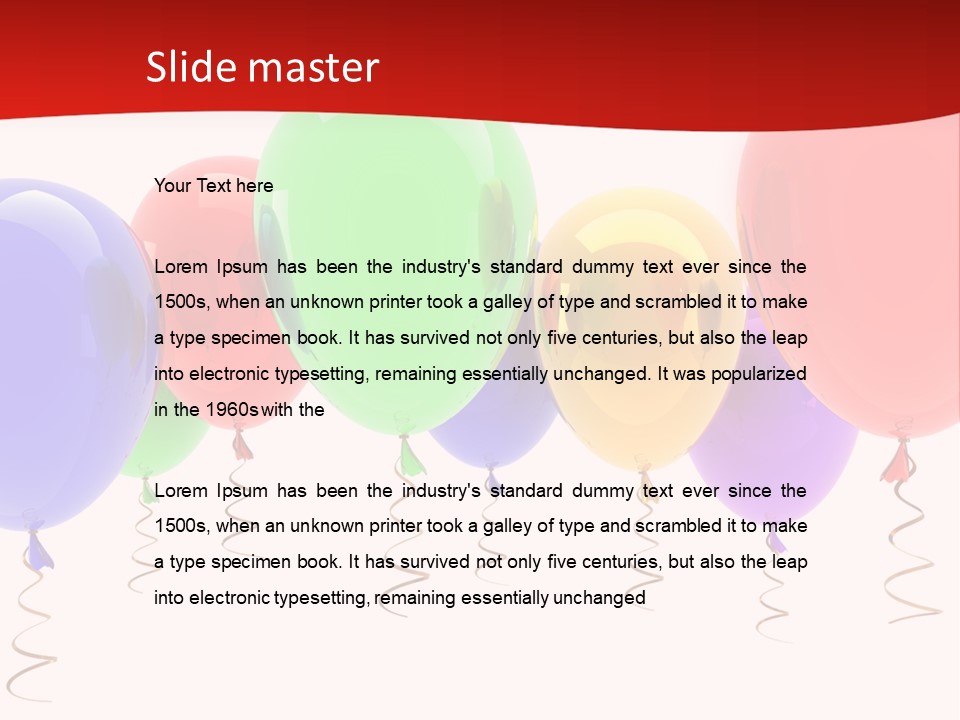 Event Cutout Multicolor PowerPoint Template