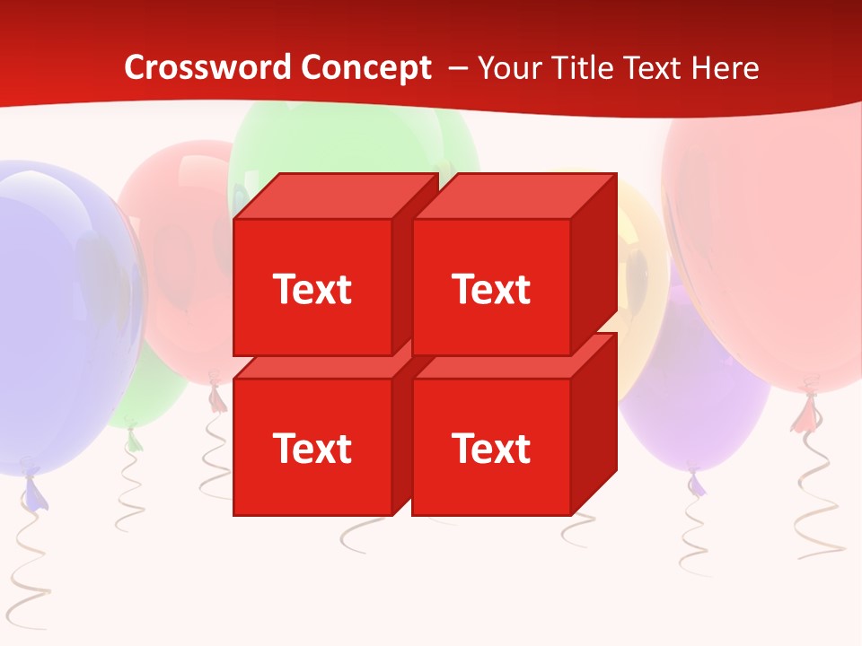 Event Cutout Multicolor PowerPoint Template