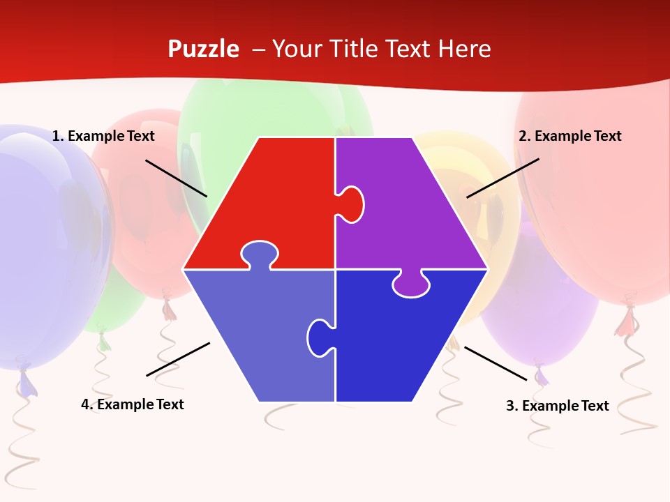 Event Cutout Multicolor PowerPoint Template