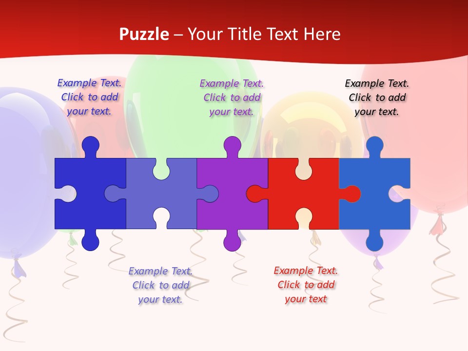 Event Cutout Multicolor PowerPoint Template