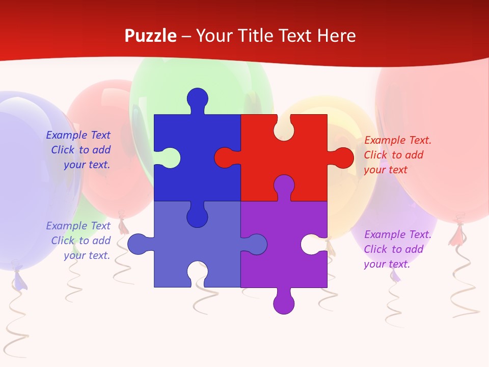 Event Cutout Multicolor PowerPoint Template