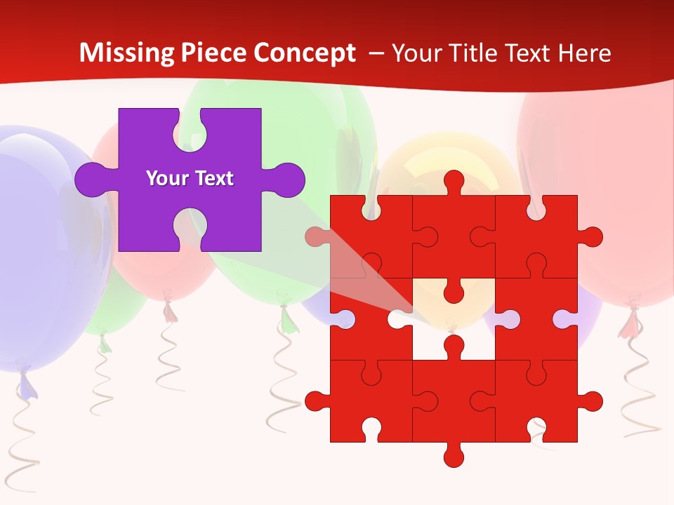 Event Cutout Multicolor PowerPoint Template