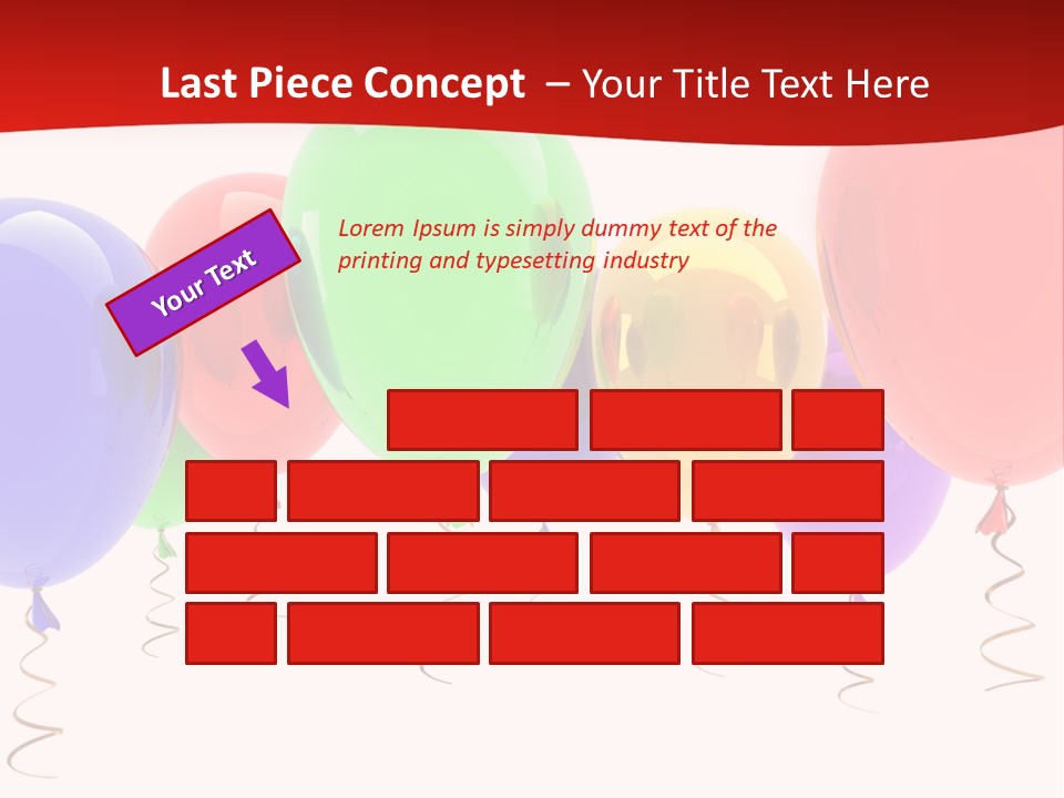 Event Cutout Multicolor PowerPoint Template