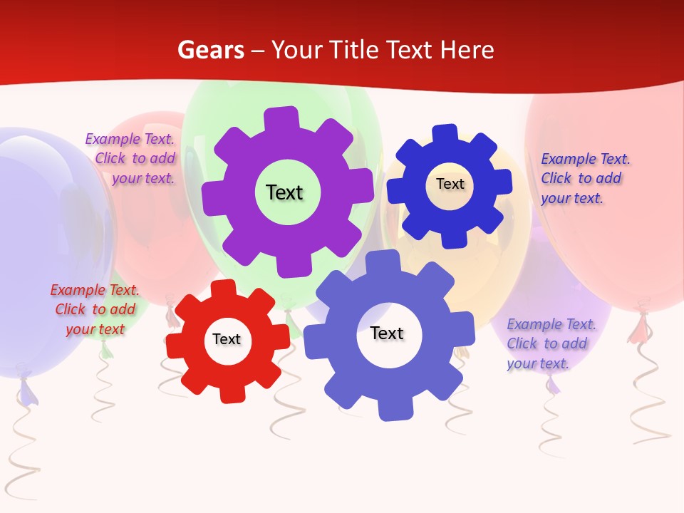 Event Cutout Multicolor PowerPoint Template