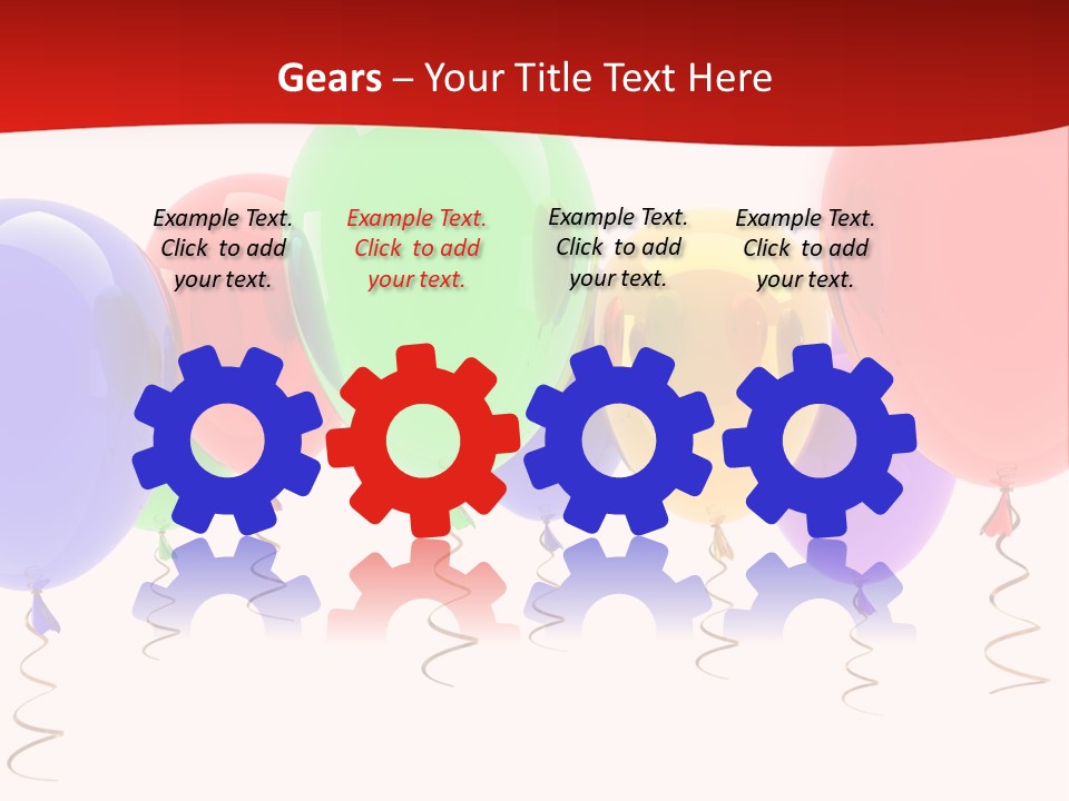 Event Cutout Multicolor PowerPoint Template