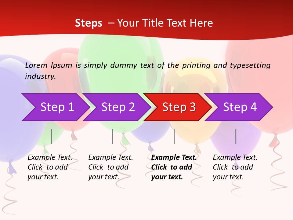 Event Cutout Multicolor PowerPoint Template
